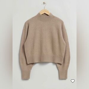 & Other Stories Mock-Neck Sweater